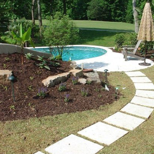 landscaping & walkways